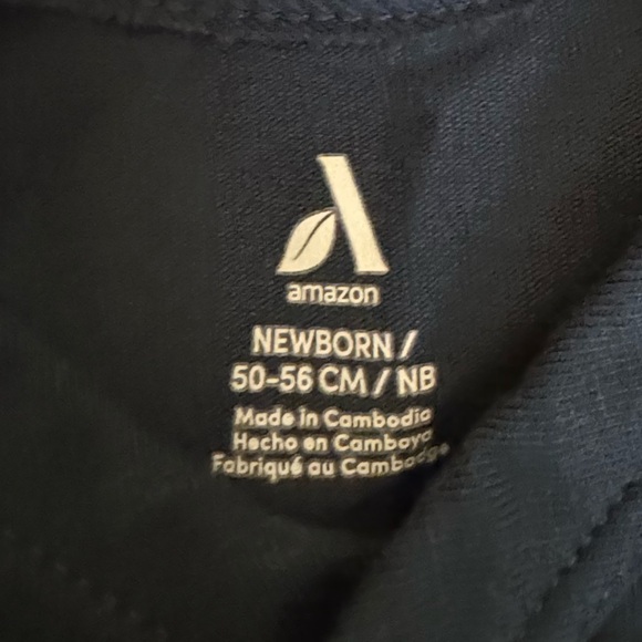 Amazon Basics Side Snap Short Sleeve Onesies - Pack of 3 - Picture 2 of 5